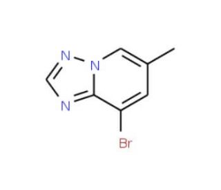8-Bromo-6-methyl[1,2,4]triazolo[1,5-a]pyridine (CAS 957062-94-1) - chemical structure image