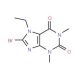 8-Bromo-7-ethyl-1,3-dimethyl-2,3,6,7-tetrahydro-1H-purine-2,6-dione (CAS 17801-69-3) - chemical structure image