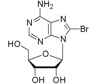 8-Bromoadenosine (CAS 2946-39-6) - chemical structure image