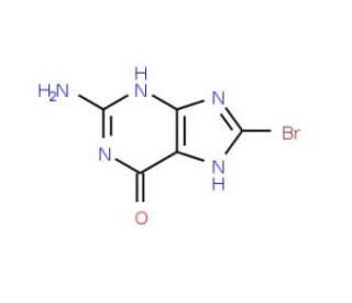 8-Bromoguanine (CAS 3066-84-0) - chemical structure image