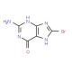 8-Bromoguanine (CAS 3066-84-0) - chemical structure image