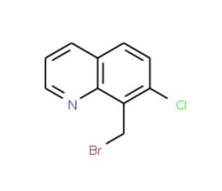 8-(bromomethyl)-7-chloroquinoline - chemical structure image