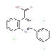 8-Chloro-2-(2,5-dichlorophenyl)quinoline-4-carboxylic acid - chemical structure image