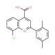 8-Chloro-2-(2,5-dimethylphenyl)quinoline-4-carboxylic acid - chemical structure image
