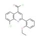 8-chloro-2-(2-ethoxyphenyl)quinoline-4-carbonyl chloride - chemical structure image