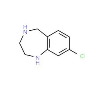 8-Chloro-2,3,4,5-tetrahydro-1H-benzo[e][1,4]diazepine (CAS 107479-55-0) - chemical structure image