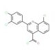 8-chloro-2-(3,4-dichlorophenyl)quinoline-4-carbonyl chloride - chemical structure image