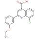 8-Chloro-2-(3-ethoxyphenyl)quinoline-4-carboxylic acid - chemical structure image