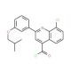 8-chloro-2-(3-isobutoxyphenyl)quinoline-4-carbonyl chloride - chemical structure image