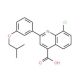 8-Chloro-2-(3-isobutoxyphenyl)quinoline-4-carboxylic acid - chemical structure image