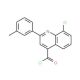 8-chloro-2-(3-methylphenyl)quinoline-4-carbonyl chloride - chemical structure image
