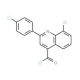 8-chloro-2-(4-chlorophenyl)quinoline-4-carbonyl chloride - chemical structure image