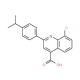 8-Chloro-2-(4-isopropylphenyl)quinoline-4-carboxylic acid - chemical structure image