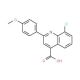 8-Chloro-2-(4-methoxyphenyl)quinoline-4-carboxylic acid - chemical structure image