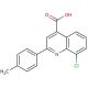 8-Chloro-2-(4-methylphenyl)quinoline-4-carboxylic acid - chemical structure image