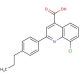 8-Chloro-2-(4-propylphenyl)quinoline-4-carboxylic acid - chemical structure image