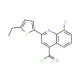 8-chloro-2-(5-ethyl-2-thienyl)quinoline-4-carbonyl chloride - chemical structure image