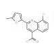 8-chloro-2-(5-methyl-2-furyl)quinoline-4-carbonyl chloride - chemical structure image