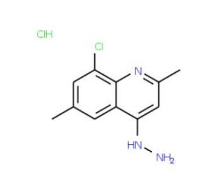 8-Chloro-2,6-dimethyl-4-hydrazinoquinoline hydrochloride (CAS 1171379-23-9) - chemical structure image