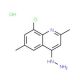 8-Chloro-2,6-dimethyl-4-hydrazinoquinoline hydrochloride (CAS 1171379-23-9) - chemical structure image