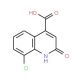 8-Chloro-2-hydroxy-quinoline-4-carboxylic acid (CAS 30333-56-3) - chemical structure image