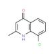 8-Chloro-2-methyl-4-quinolinol (CAS 5236-87-3) - chemical structure image
