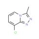 8-Chloro-3-methyl-[1,2,4]triazolo[4,3-a]pyridine (CAS 929000-42-0) - chemical structure image