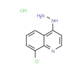 8-Chloro-4-hydrazinoquinoline hydrochloride (CAS 1170966-61-6) - chemical structure image