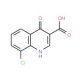8-Chloro-4-oxo-1,4-dihydro-quinoline-3-carboxylic acid - chemical structure image