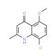 8-Chloro-5-methoxy-2-methylquinolin-4-ol (CAS 1206-62-8) - chemical structure image