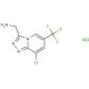 [8-chloro-6-(trifluoromethyl)-[1,2,4]triazolo[3,4-a]pyridin-3-yl]methanamine hydrochloride - chemical structure image