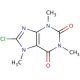 8-Chloro Caffeine - chemical structure image