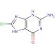 8-Chloroguanine (CAS 22052-03-5) - chemical structure image
