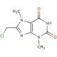 8-(chloromethyl)-3,7-dimethyl-2,3,6,7-tetrahydro-1H-purine-2,6-dione - chemical structure image