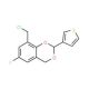 8-(chloromethyl)-6-fluoro-2-thien-3-yl-4H-1,3-benzodioxine - chemical structure image