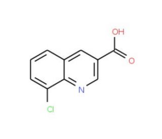 8-Chloroquinoline-3-carboxylic acid (CAS 71082-54-7) - chemical structure image