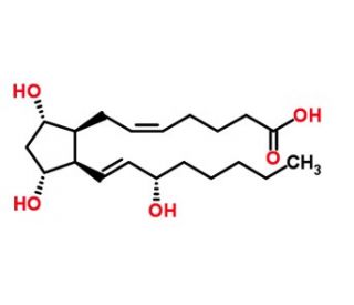 8-epi-Prostaglandin F2&alpha; (CAS 27415-26-5) - chemical structure image