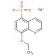 8-Ethoxy-5-quinolinesulfonic acid sodium salt monohydrate (CAS 80789-76-0) - chemical structure image