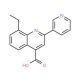 8-ethyl-2-pyridin-3-ylquinoline-4-carboxylic acid - chemical structure image