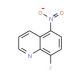 8-Fluoro-5-nitroquinoline (CAS 94832-39-0) - chemical structure image