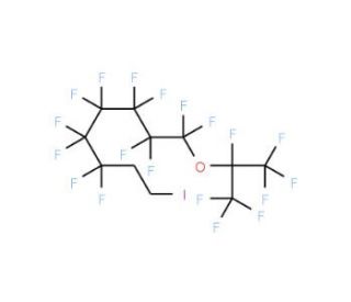 8-(Heptafluoroisopropoxy)-1-iodo-1H,1H,2H,2H-perfluorooctane (CAS 25080-25-5) - chemical structure image
