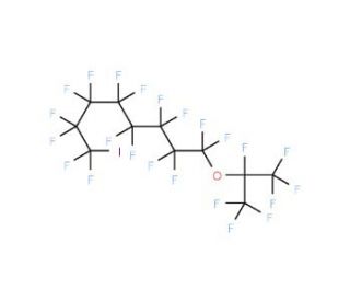 8-(Heptafluoroisopropoxy)-1-iodoperfluorooctane (CAS 25080-19-7) - chemical structure image
