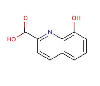 8-Hydroxy-2-quinolinecarboxylic acid (CAS 1571-30-8) - chemical structure image