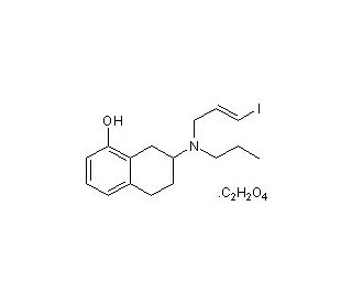 8-Hydroxy-PIPAT oxalate (CAS 159651-91-9) - chemical structure image