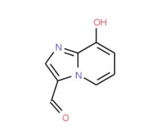 8-Hydroxyimidazo[1,2-a]pyridine-3-carbaldehyde (CAS 1033202-04-8) - chemical structure image
