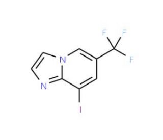 8-Iodo-6-(trifluoromethyl)imidazo[1,2-a]pyridine - chemical structure image