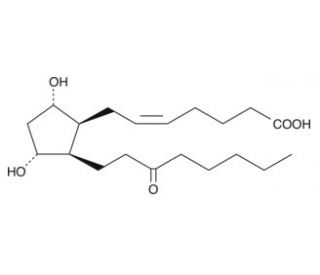 8-iso-13,14-dihydro-15-keto Prostaglandin F2&alpha; (CAS 191919-02-5) - chemical structure image