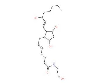 8-iso Prostaglandin F2&alpha; Ethanolamide - chemical structure image