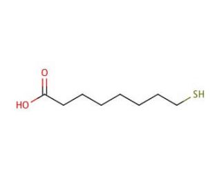 8-Mercaptooctanoic acid (CAS 74328-61-3) - chemical structure image