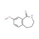 8-Methoxy-2,3,4,5-tetrahydro-benzo[c]azepin-1-one (CAS 22246-71-5) - chemical structure image